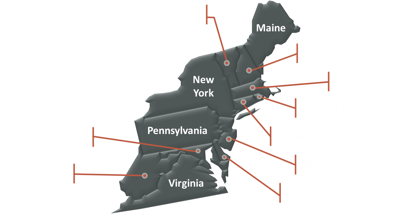 Map of Service Area